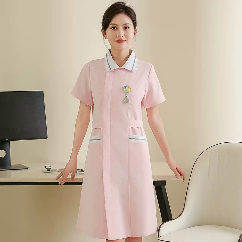 2025 New Pink Set Medical Uniform Healing Crystal Healing Pink Crystal Good Luck Energy