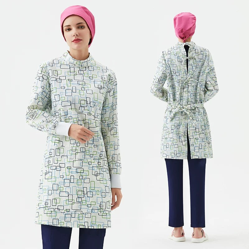 Medical anesthesia nurse surgical attire one-piece hospital uniform set